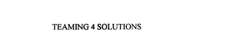 TEAMING 4 SOLUTIONS Trademark Image