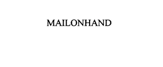MAILONHAND Trademark Image