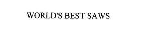 WORLD'S BEST SAWS Trademark Image