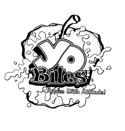 YO BITES APPLES WITH ATTITUDE! Trademark Image