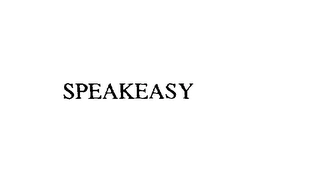 SPEAKEASY Trademark Image