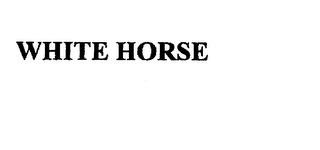 WHITE HORSE Trademark Image
