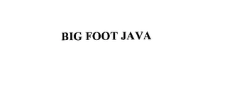BIG FOOT JAVA Trademark Image