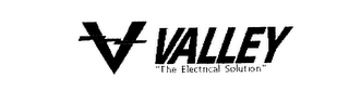 V VALLEY "THE ELECTRICAL SOLUTION" Trademark Image
