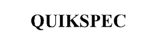 QUIKSPEC Trademark Image