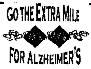 GO THE EXTRA MILE FOR ALZHEIMER'S Trademark Image