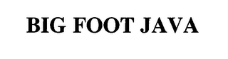 BIG FOOT JAVA Trademark Image