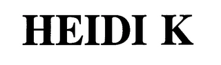 HEIDI K Trademark Image