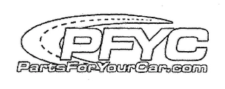 PFYC PARTSFORYOURCAR.COM Trademark Image