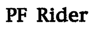 PF RIDER Trademark Image