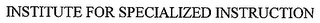 INSTITUTE FOR SPECIALIZED INSTRUCTION Trademark Image