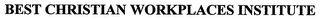 BEST CHRISTIAN WORKPLACES INSTITUTE Trademark Image
