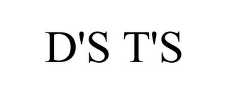 D'S T'S Trademark Image