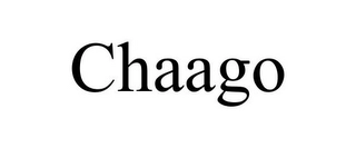 CHAAGO Trademark Image