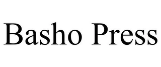 BASHO PRESS Trademark Image
