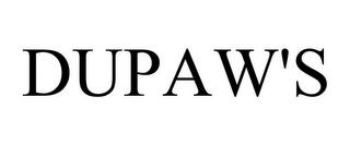 DUPAW'S Trademark Image