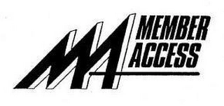 MA MEMBER ACCESS Trademark Image