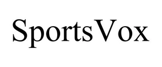 SPORTSVOX Trademark Image