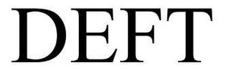 DEFT Trademark Image