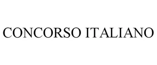 CONCORSO ITALIANO Trademark Image