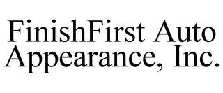 FINISHFIRST AUTO APPEARANCE, INC. Trademark Image