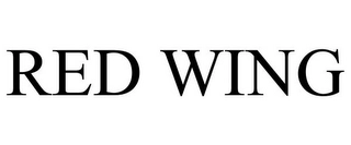 RED WING Trademark Image
