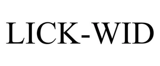 LICK-WID Trademark Image