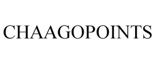 CHAAGOPOINTS Trademark Image