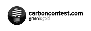 CARBONCONTEST.COM GREEN IS GOLD Trademark Image