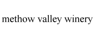 METHOW VALLEY WINERY Trademark Image