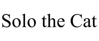 SOLO THE CAT Trademark Image