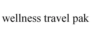 WELLNESS TRAVEL PAK Trademark Image