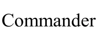 COMMANDER Trademark Image