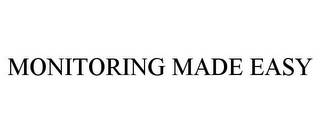 MONITORING MADE EASY Trademark Image