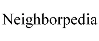 NEIGHBORPEDIA Trademark Image