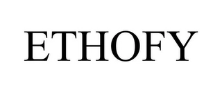 ETHOFY Trademark Image