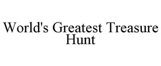WORLD'S GREATEST TREASURE HUNT Trademark Image