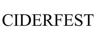 CIDERFEST Trademark Image