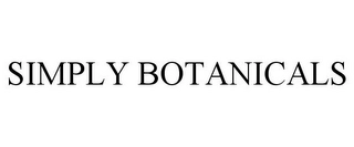 SIMPLY BOTANICALS Trademark Image