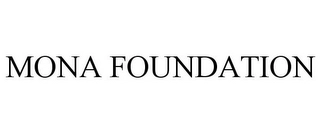 MONA FOUNDATION Trademark Image