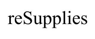 RESUPPLIES Trademark Image
