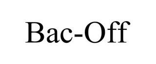 BAC-OFF Trademark Image