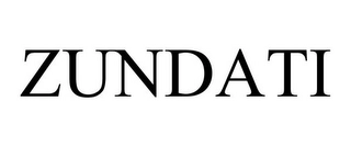 ZUNDATI Trademark Image