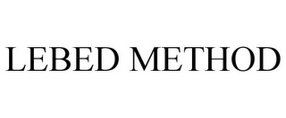 LEBED METHOD Trademark Image