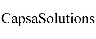 CAPSASOLUTIONS Trademark Image