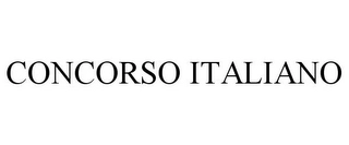 CONCORSO ITALIANO Trademark Image