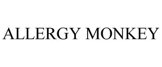 ALLERGY MONKEY Trademark Image