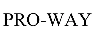 PRO-WAY Trademark Image