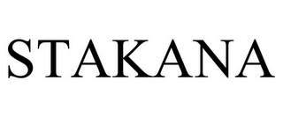 STAKANA Trademark Image