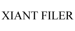 XIANT FILER Trademark Image